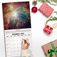 Vista 7 de RED EMBER Astronomy 2026 Wall Calendar 12 Month 12" x 24" Open Thick & Sturdy Paper Giftable Calendar 2026