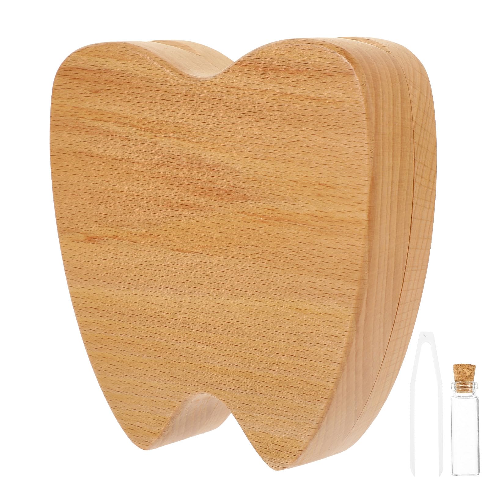 Boîte à dents de lait cadeau de naissance idéal en bois pour fille et garçon