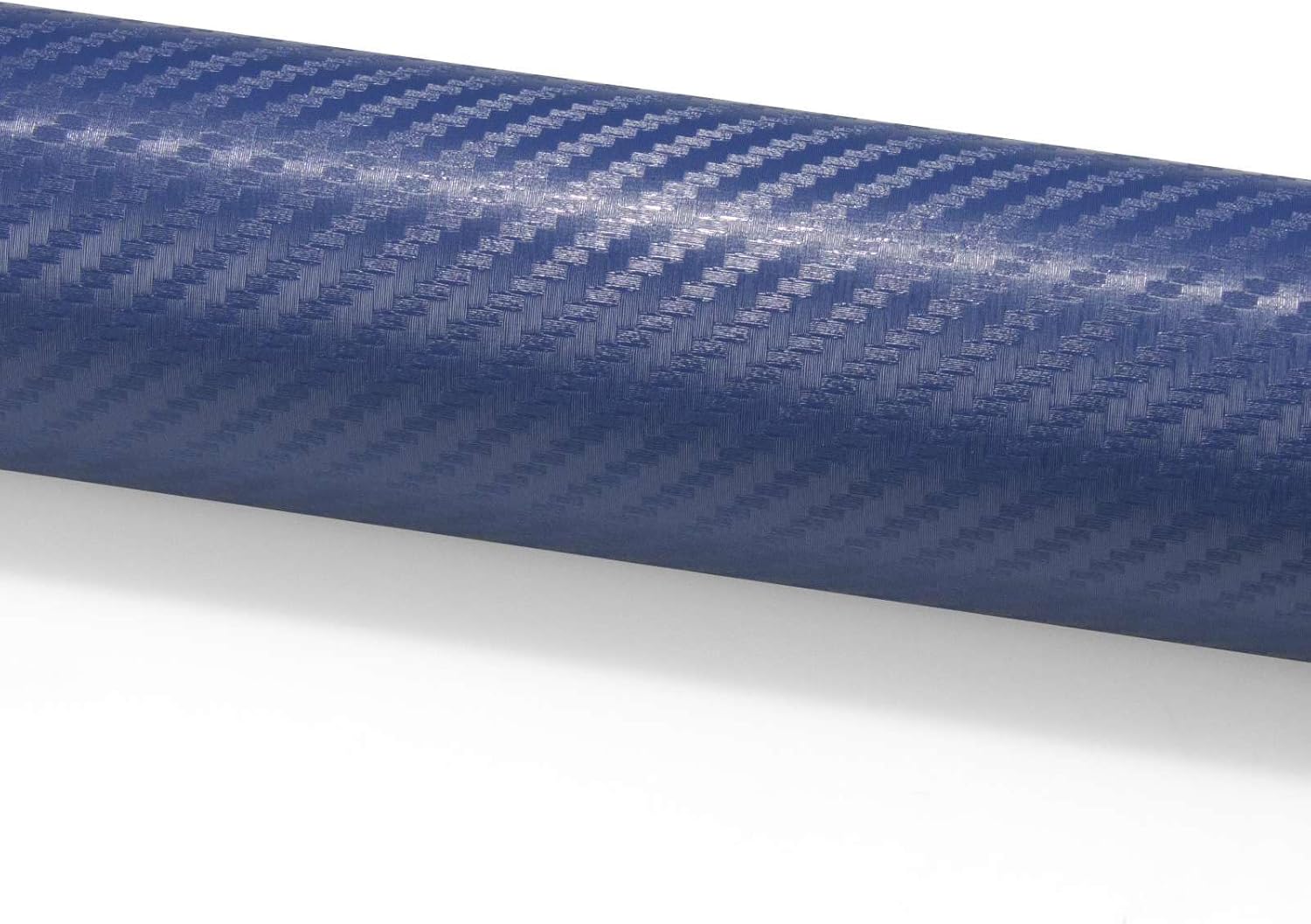 60"x96" (8FTx5FT) Dark Blue 3D Carbon Fiber Textured Matte Flat Vinyl Wrap Auto Car Sticker Decal Film Sheet Bubble Free Air Release Technology with Tool Kit