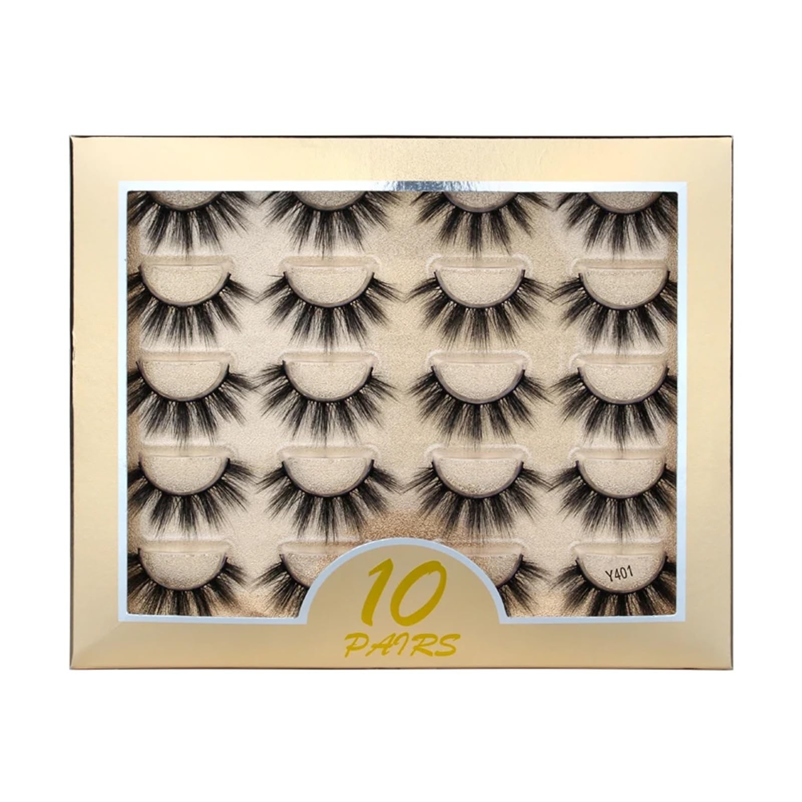 UAMOU 50 100 300pairs Natural Mink Eyelashes Faux 3d Mink lashes Strip Thick Dramatic False Eyelashes Extension Makeup