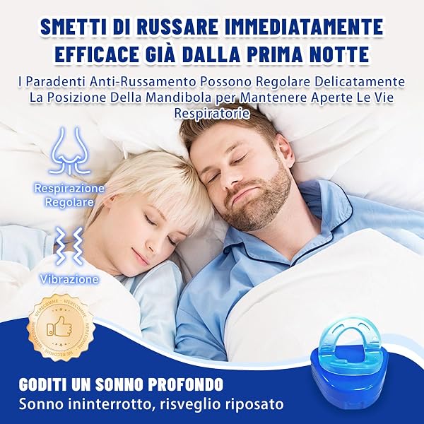 Norilan Plus Antirussamento, Materiale Di Sicurezza EVA, Soluzione Discreta per La Notte, Facile Da Usare a Casa E in Viaggio, Design Compatto per Adulti,Pratica Da Portare,Facile Da Indossare (1PC) - 2