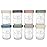 WeeSprout Glass Baby Food Storage Jars w/Lids (8 oz, 8 Pack Set) Snack, Puree, Reusable Small Containers, Breast Milk, Fridge or Freezer, Microwave & Dishwasher Safe, Essential Must Have for Infants