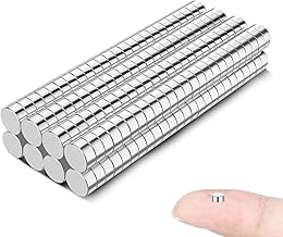 GoldRock 200 Stück Mini Magnete Rund, 3x2mm Kleine Magnete Stark, Neodym Magnet, Kühlschrank Magneten zum Basteln,Magneten Starker Halt Mini für Whiteboard,Pinnwand, Magnettafel,Tür, Karte,Bildschirm