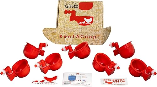 Miniatura 2 de Kit de agua de pollo para aves de corral, paquete de 6 + uno extra gratis (total de 7)