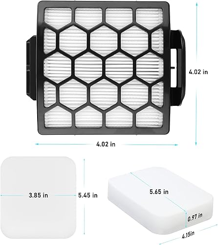 Miniatura 2 de Kit de filtros de repuesto para Shark ZU62 ZU60 Navigator Zero-M Cepillo autolimpiante Pet Pro Aspiradora vertical ZU62C NV150 NV151 NV251 NV255