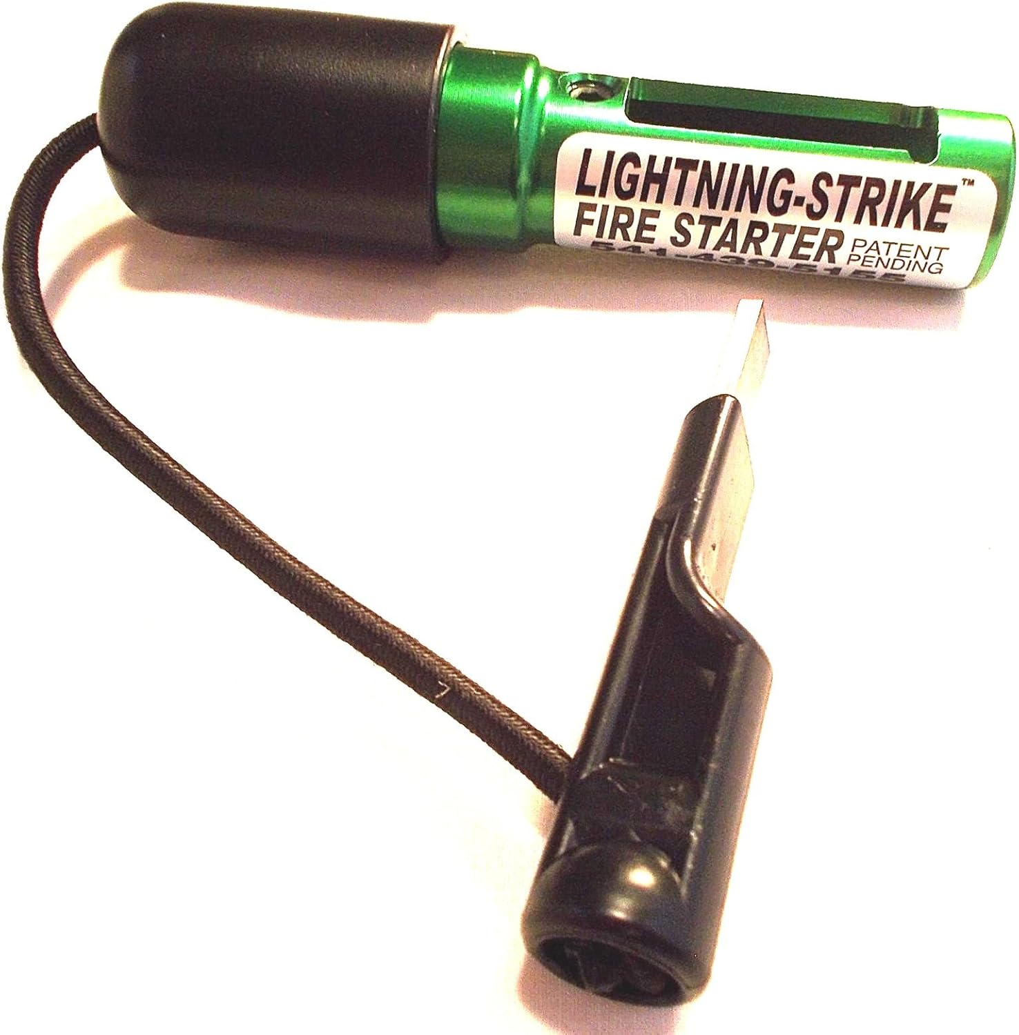 Lightning Strike Darrell Holland's Green Mini Fire Starter Survival Kit.