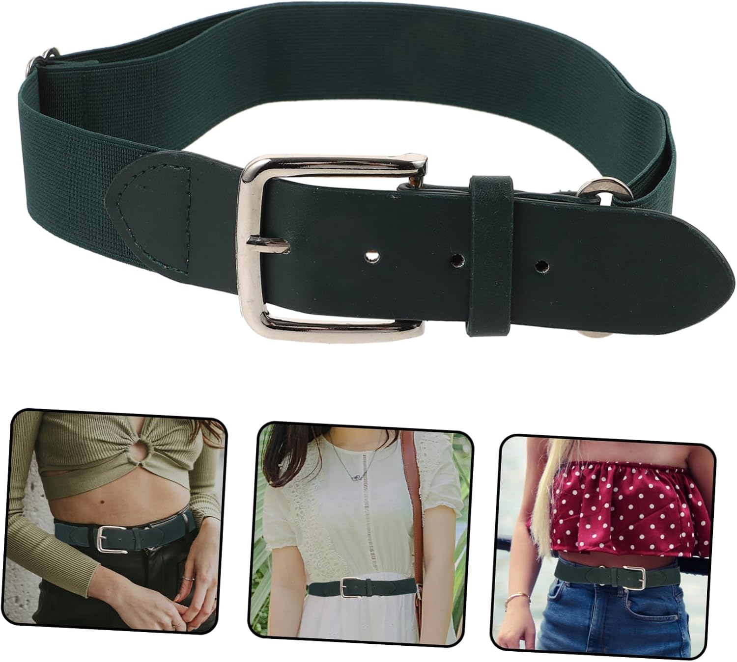 Kisangel Adjustable Softball Belt for Men and Women Elastic Baseball Pants Belt for Outdoor Sports Stylish Deep Design Comfortable Fit for Waist