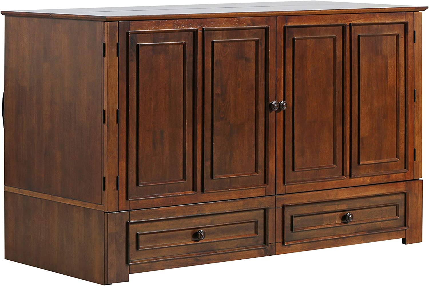 Mega Solutions Paradiseo Tobacco Murphy Bed Freestanding