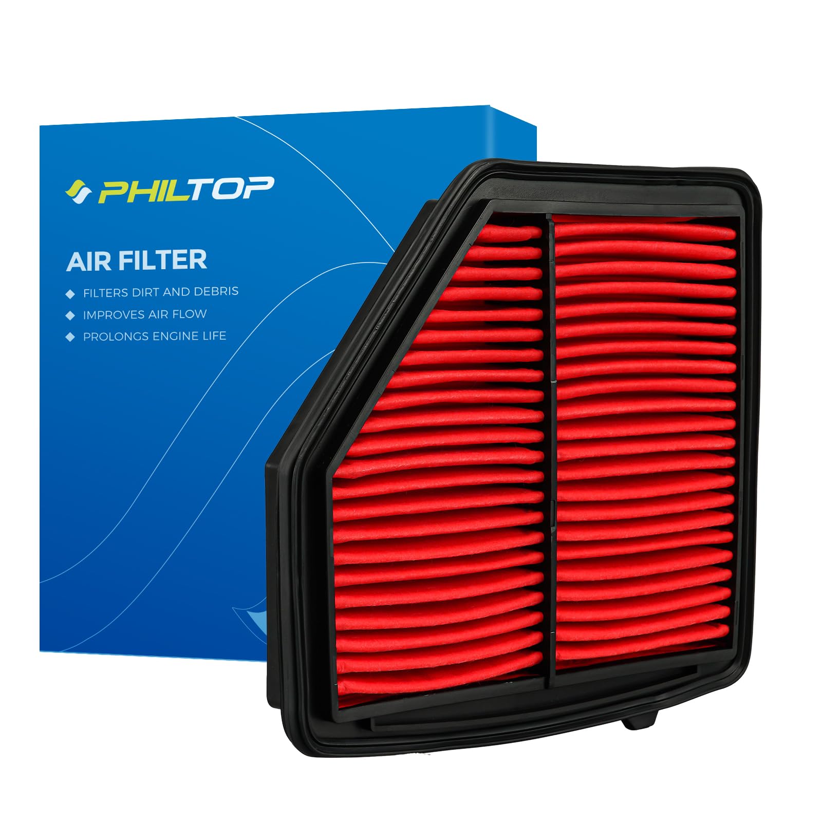 PHILTOP Upgraded Engine Air Filter CA12052 Replacement for Honda HR-V HRV 2016-2022 1.8L