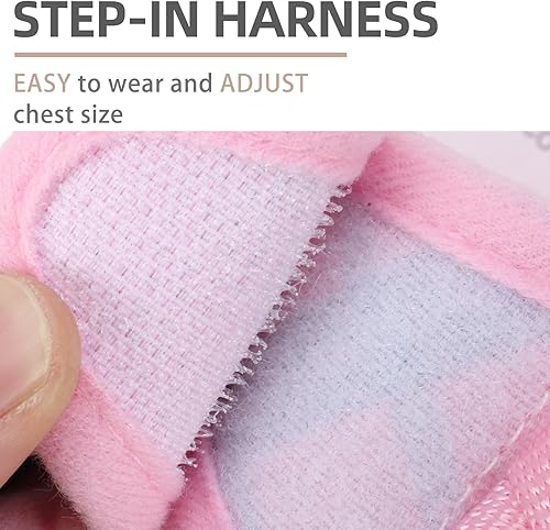 Miniatura 5 de Arnés para perros pequeño de malla suave con correa  Chaleco básico acolchado a cuadros para gatitos, cachorros, mascotas pequeñas