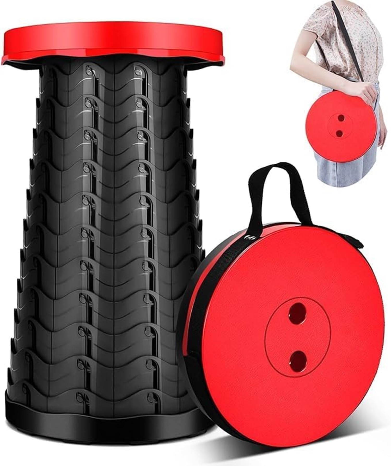 Buybeat Collapsible Plastic Stool Portable Retractable Folding Telescoping Stool Lightweight Adjustable Sturdy For Fishing Camping Hiking Bbq Travel Outdoor Activity (Multicolored, Height: 10 Cm) (B0D3KSBVX7) Amazon Price History, Amazon Price Tracker