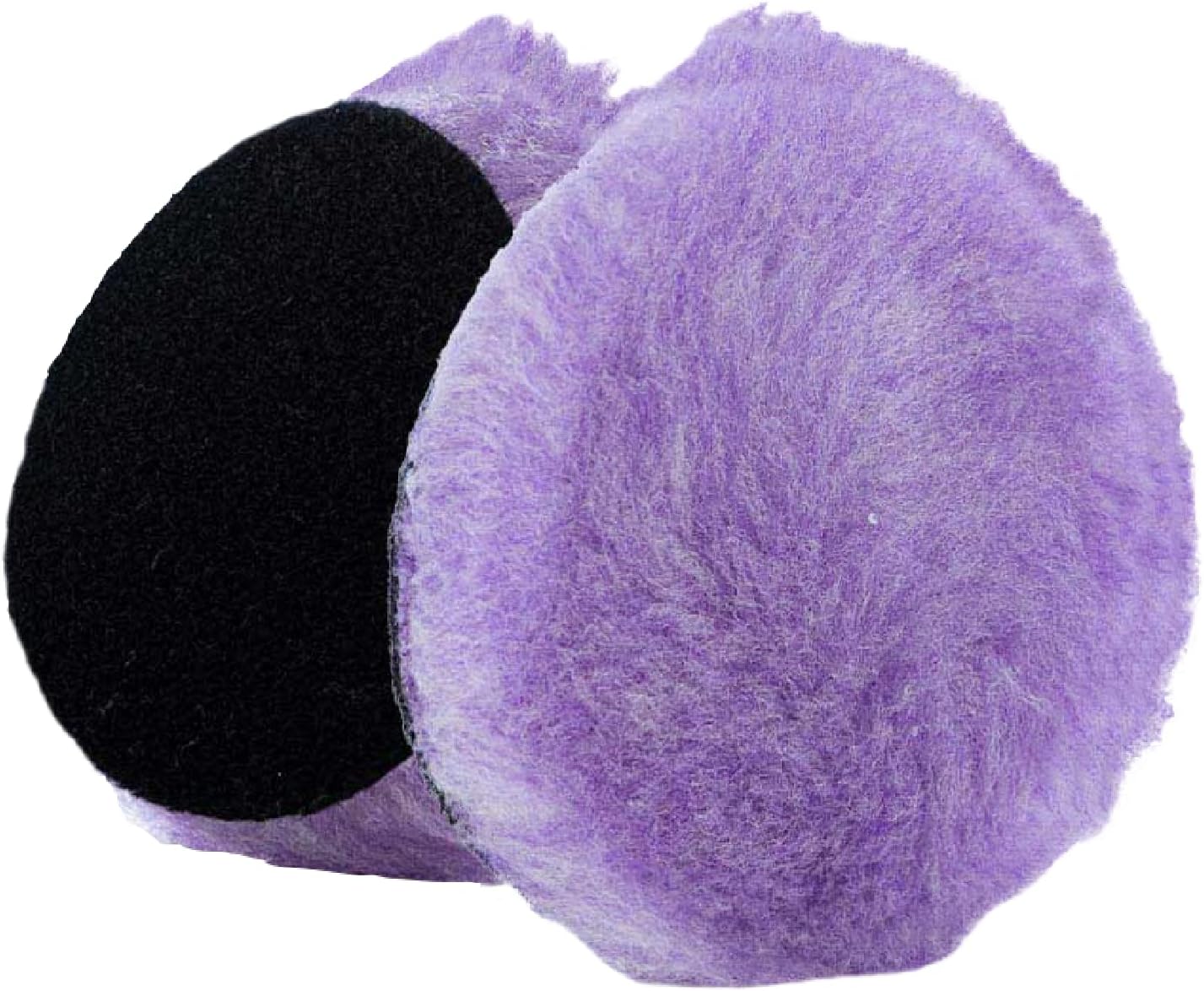 Purple Foamed Wool 3.5" (3-Pack) Combination Wool and Foam pad. Perfect for Compounding or Polishing. Fits 3" Backing Plate.