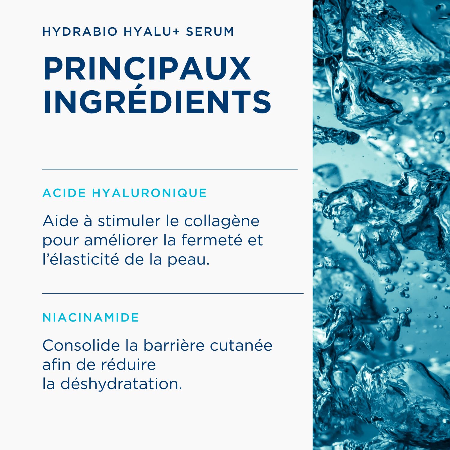 BIODERMA Hydrabio Hyalu+ Sérum auto-réhydratant et repulpant - Réduit les signes visibles du vieillissement - Tous types de peau - Flacon 30 ml