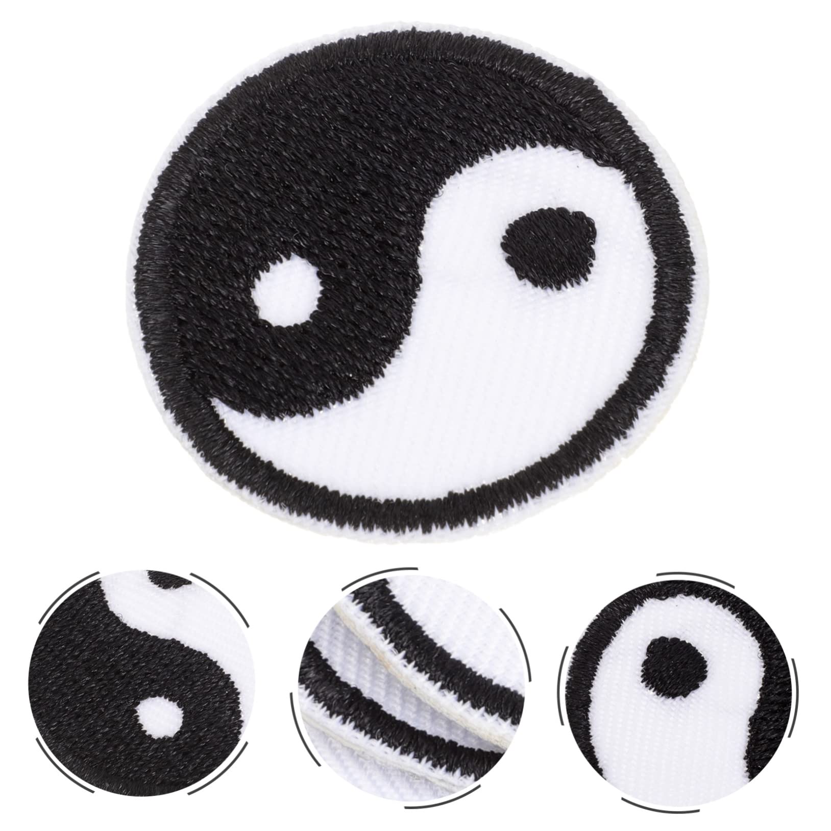 HOMSFOU 5 Set Toppe Decorative Ricamate Da Adesivi Per Abbigliamento Resistente All Usura Patches Sostituibili Stile Per Cappotti 20 Pezzi * 5