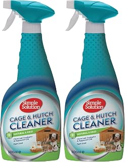 Simple Solution Limpiador natural Cage & Hutch, 500 ml (Paquete de 2)