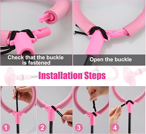 Vista 5 de Pelota de salto de tobillo para niños, pelota plegable para saltar con rueda flash, juguetes de juego exterior para niños y adultos, regalo