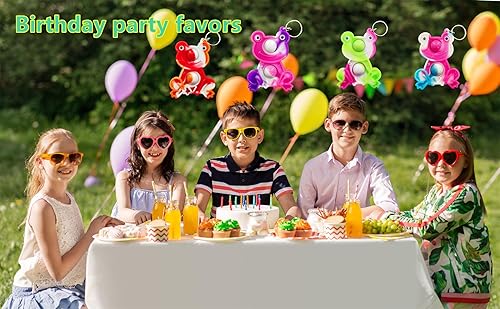 Miniatura 4 de 24 paquetes de ranas a granel Push Fidget Bubble Mini Pop Fidget Niños Fiesta de Cumpleaños Suministros y Clase Estudiantes Premio de Burbuja
