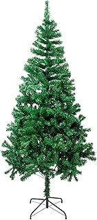 6.9FT Artificial Christmas Tree,Dense Branches Realistic Holiday Decor​ w/Easy Assembly,Includes Stand