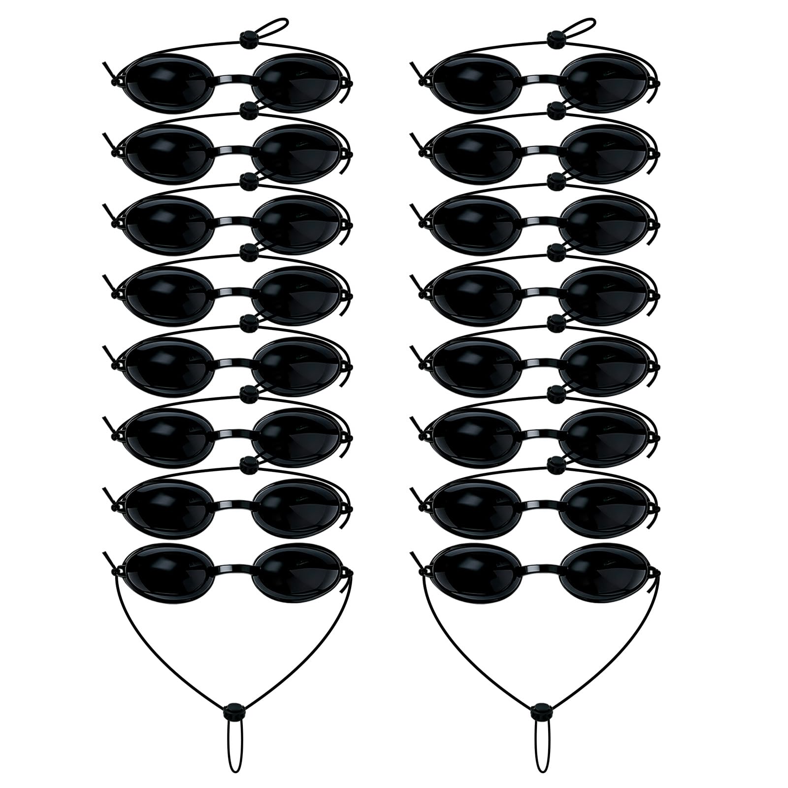 Photo 1 of Bookiq 16Pcs See-Through Tanning Goggles