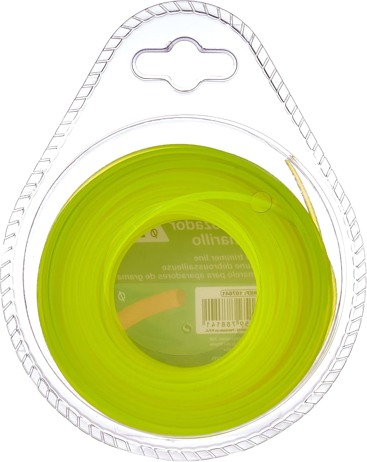 Riegolux 107641 Nylon Brushcutter Thread Round, Yellow, 2 mm x 20 m