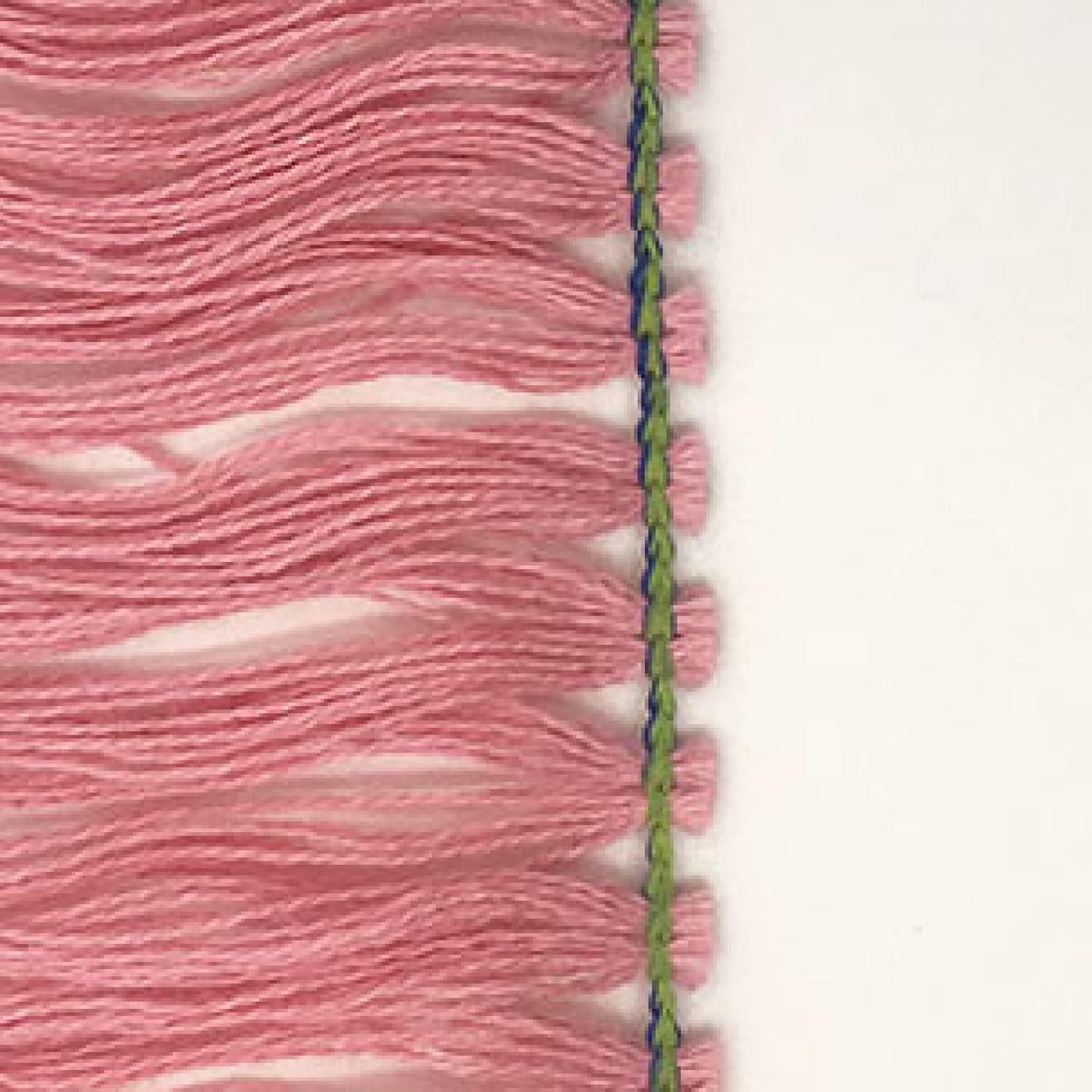 Curtain Tassels，Tassels for Sewing， Lace Fringe Navy Cotton Tassel Lace Trimming Tablecloth Sofa Curtains Apparel Hair Accessories DIY(Pink)