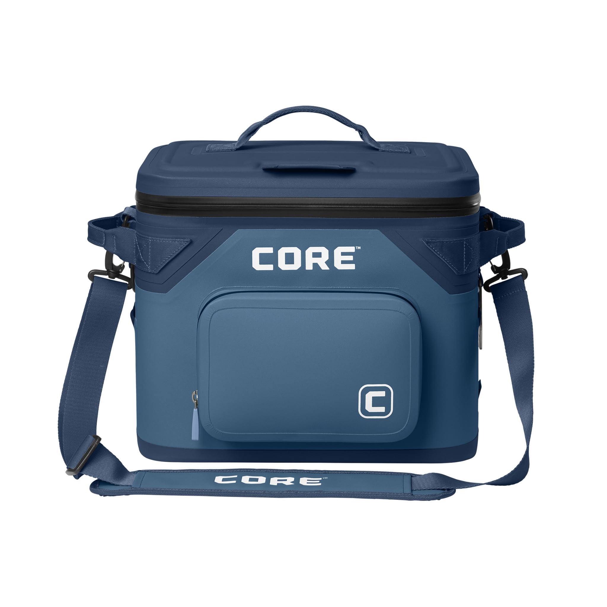 CORE Magnetic Leak Proof Soft Cooler with Waterproof Zipper | Insulated Bag Portable Ice Chest Box | Best Soft Cooler for Food &amp; Beverages for Tailgating, Car Camping, Travel, and Family Beach Picnics