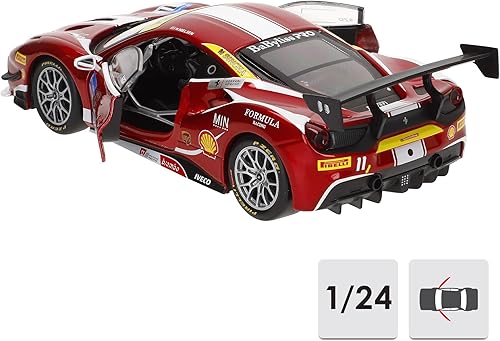 Miniatura 4 de Bburago 1:24 Racing 488 Challenge - Rojo