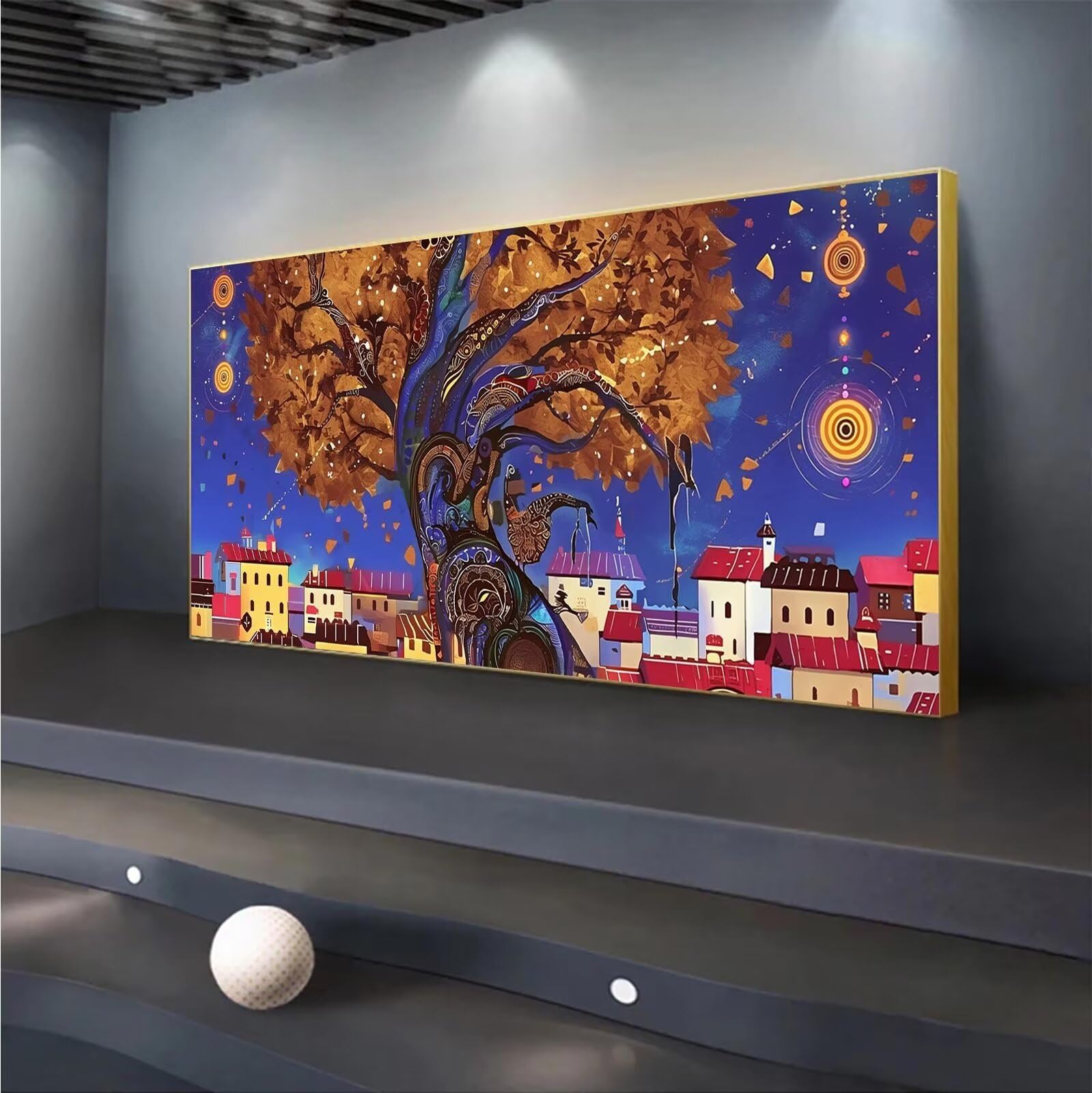 Diamond painting 5D complet arbre mosaïque strass point de croix 100x233cm - 8