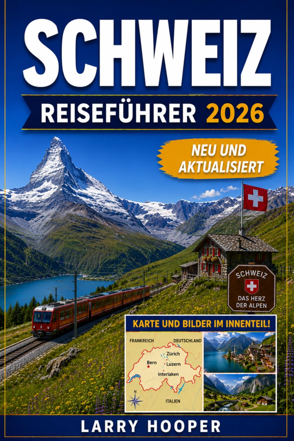SCHWEIZ REISEFÜHRER 2026 (VOLLFARBIG): Malerische Zugreisen, Abenteuer in den Schweizer Alpen, versteckte Dörfer, Bergurlaube, Seereisen, regionale ... und perfekte Reiserouten für jede Jahreszeit