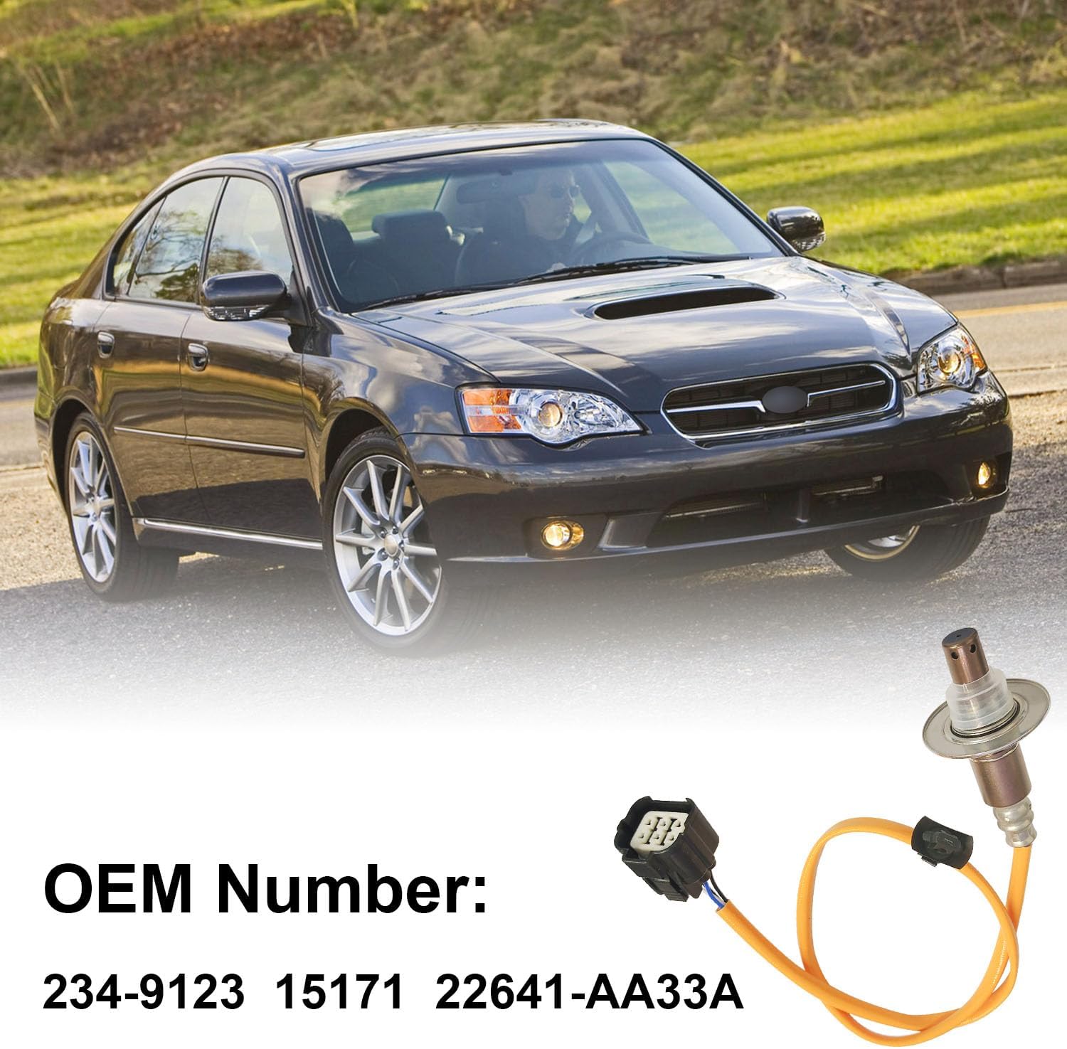Oxygen O2 Sensor 234-9123 Upstream Fit for Subaru Legacy 2006-2009, for Forester 2005-2010, for Impreza 2005-2011, for Outback 2006-2009, for Saab 9-2X 2005-2006