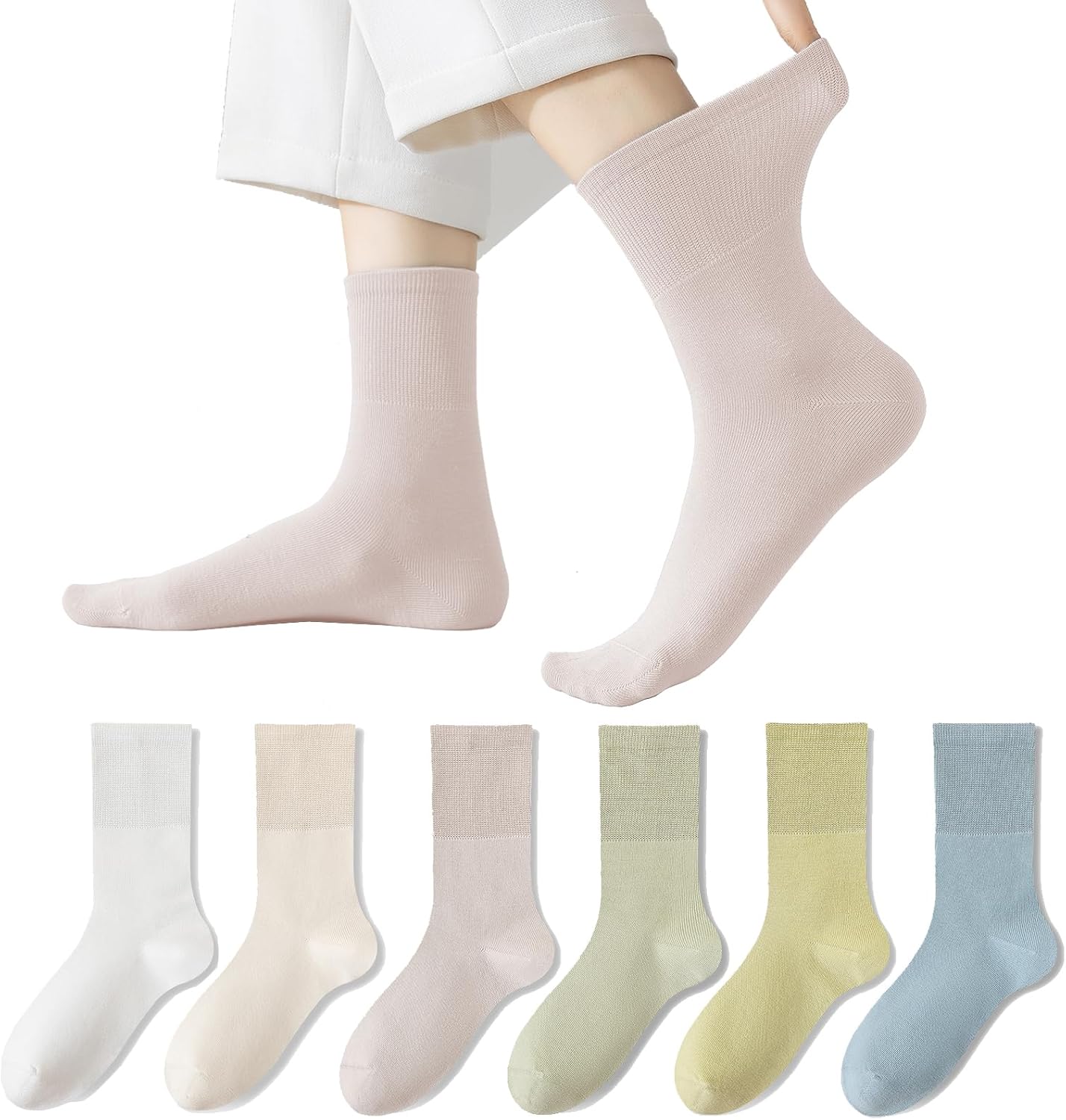 ZULY® 6-Pack Women’s Mid-Calf...
