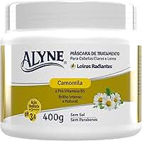 Alyne, Máscara de Tratamento, Para Cabelos, Louros Radiantes, 400 g, Amarelo
