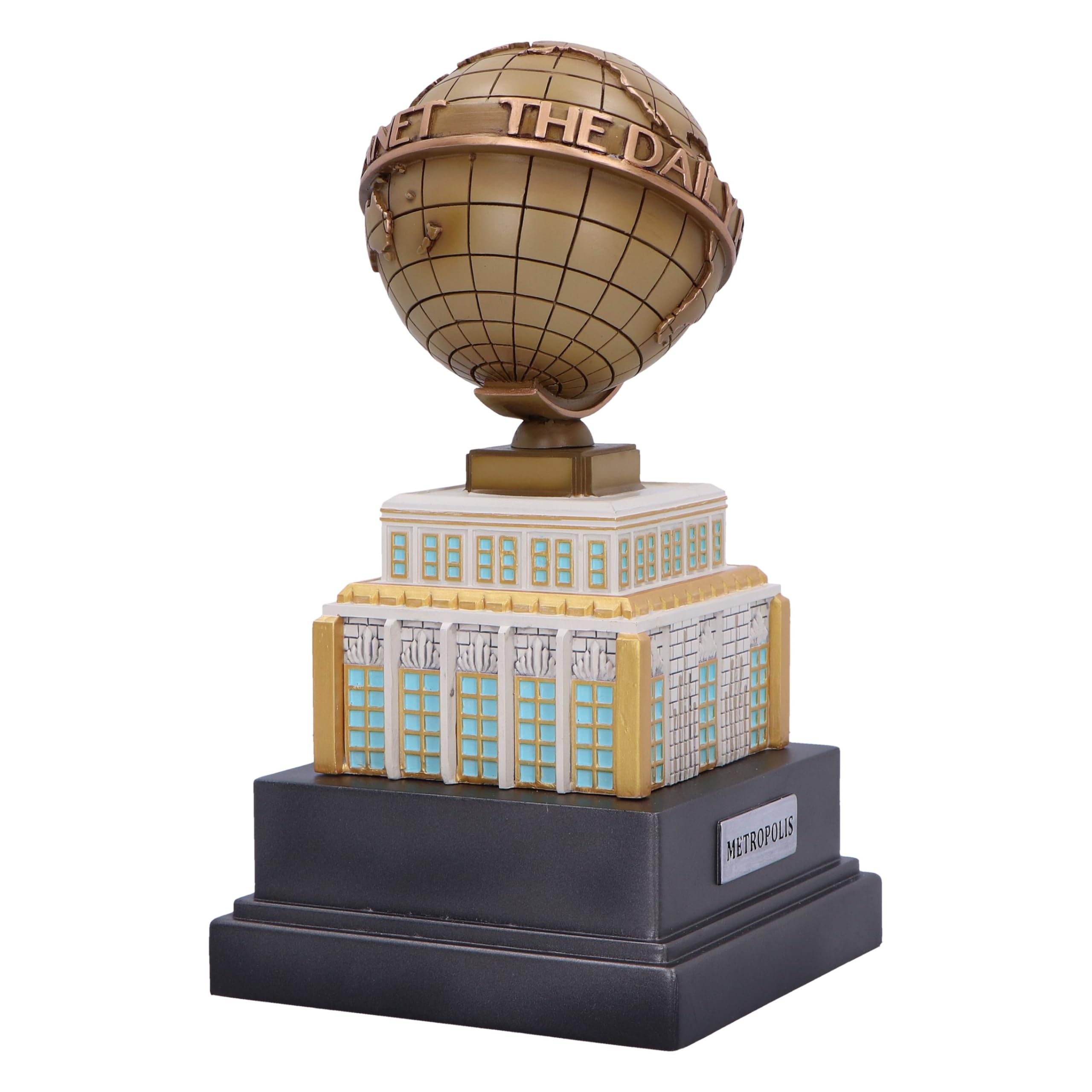 Nemesis Now DC The Daily Planet Ornament 22 cm, Kunstharz, offizielles Lizenzprodukt, Superman The Daily Planet Tower, Superman Comics Heimdekoration, gegossen aus feinstem Harz, fachmännisch