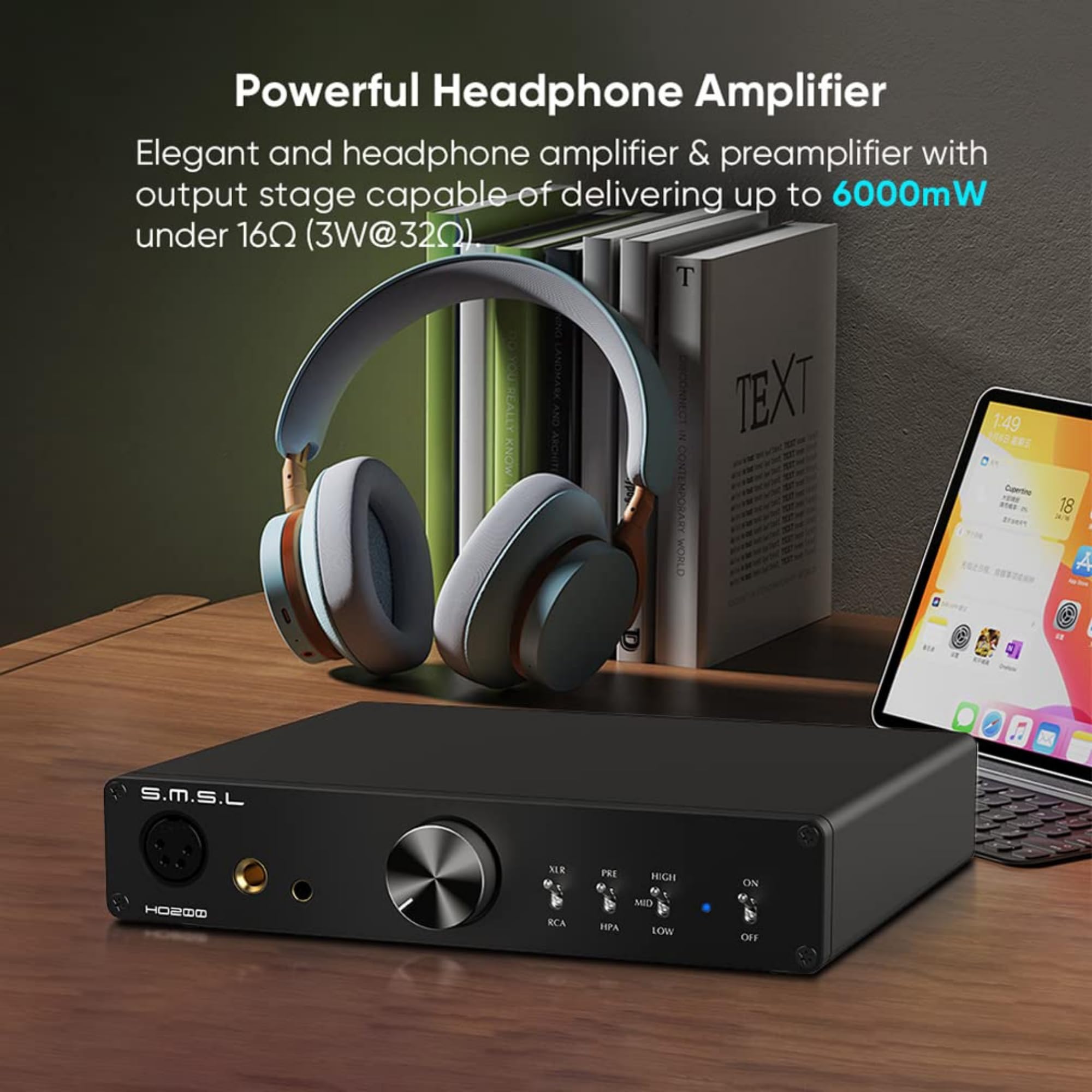 Amazon.co.jp: SMSL HO200 バランスヘッドホンアンプ ローノイズ RCA 