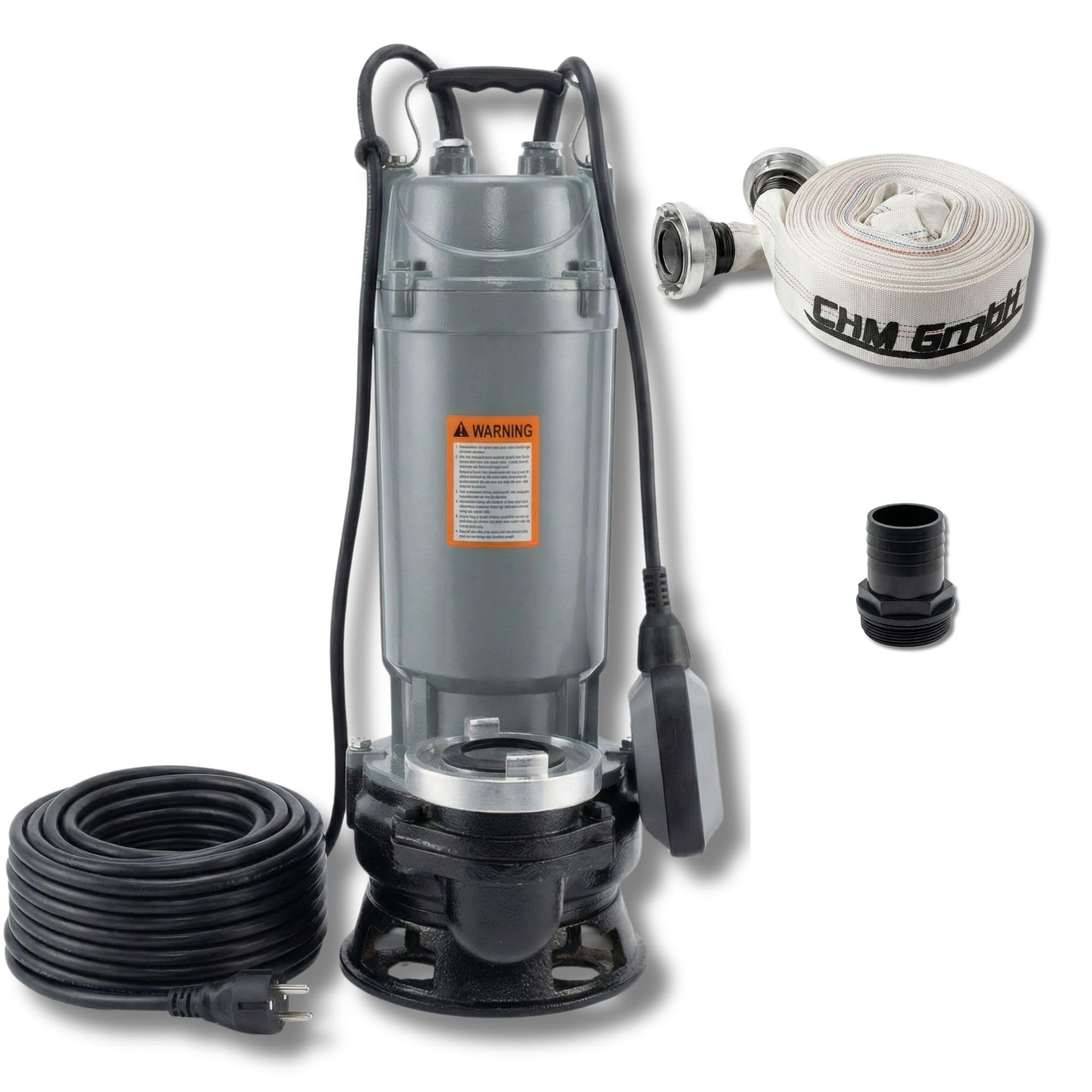 Pompe à eaux usées Magnum 4500 avec débit 30000 l/h et tuyau de 20m