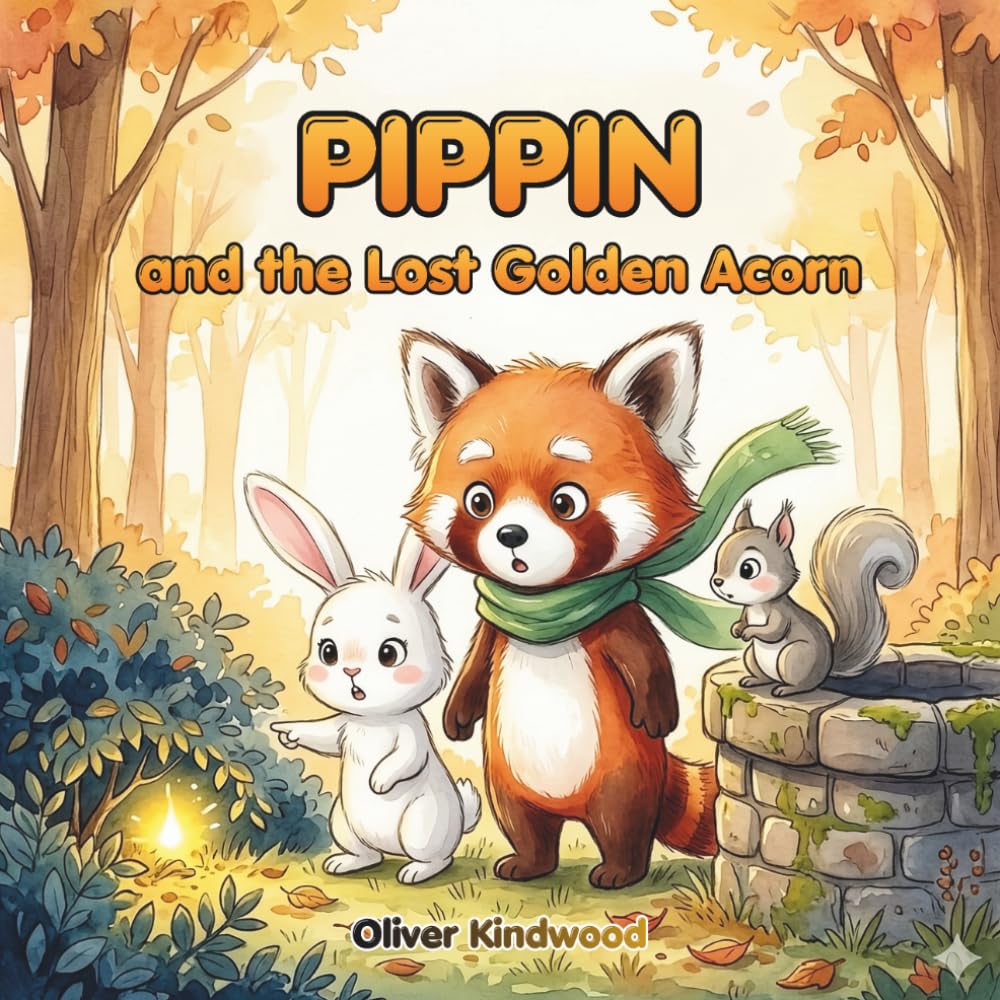 Pippin and the Lost Golden Acorn: A Screen-Free Autumn Adventure Story about Active Play, Nature Exploration, and the Joy of Discovery: 2 (Pippin the Red Panda Series)