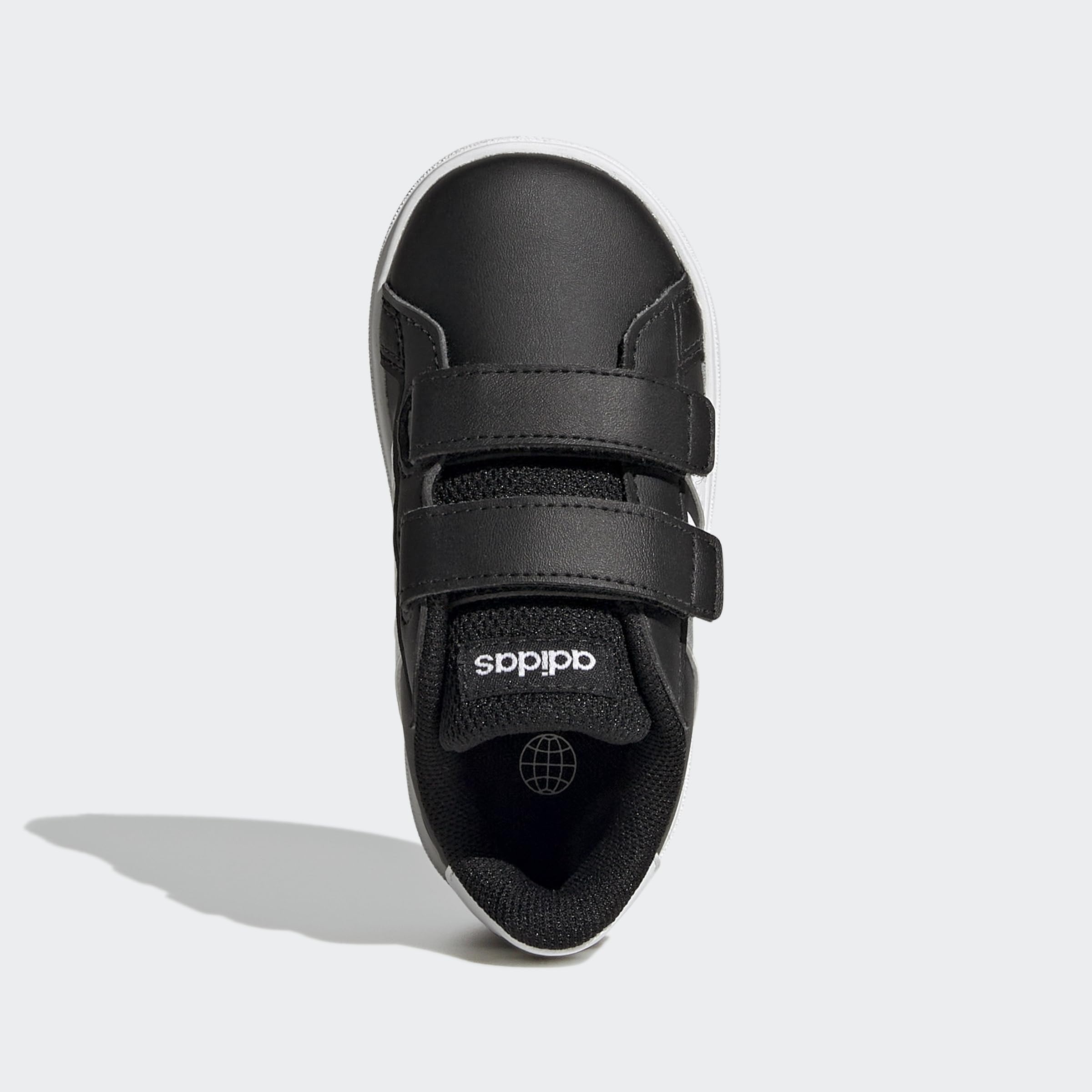 adidas Scarpe da Ginnastica Bianche Grand Court Lifestyle Hook And Loop