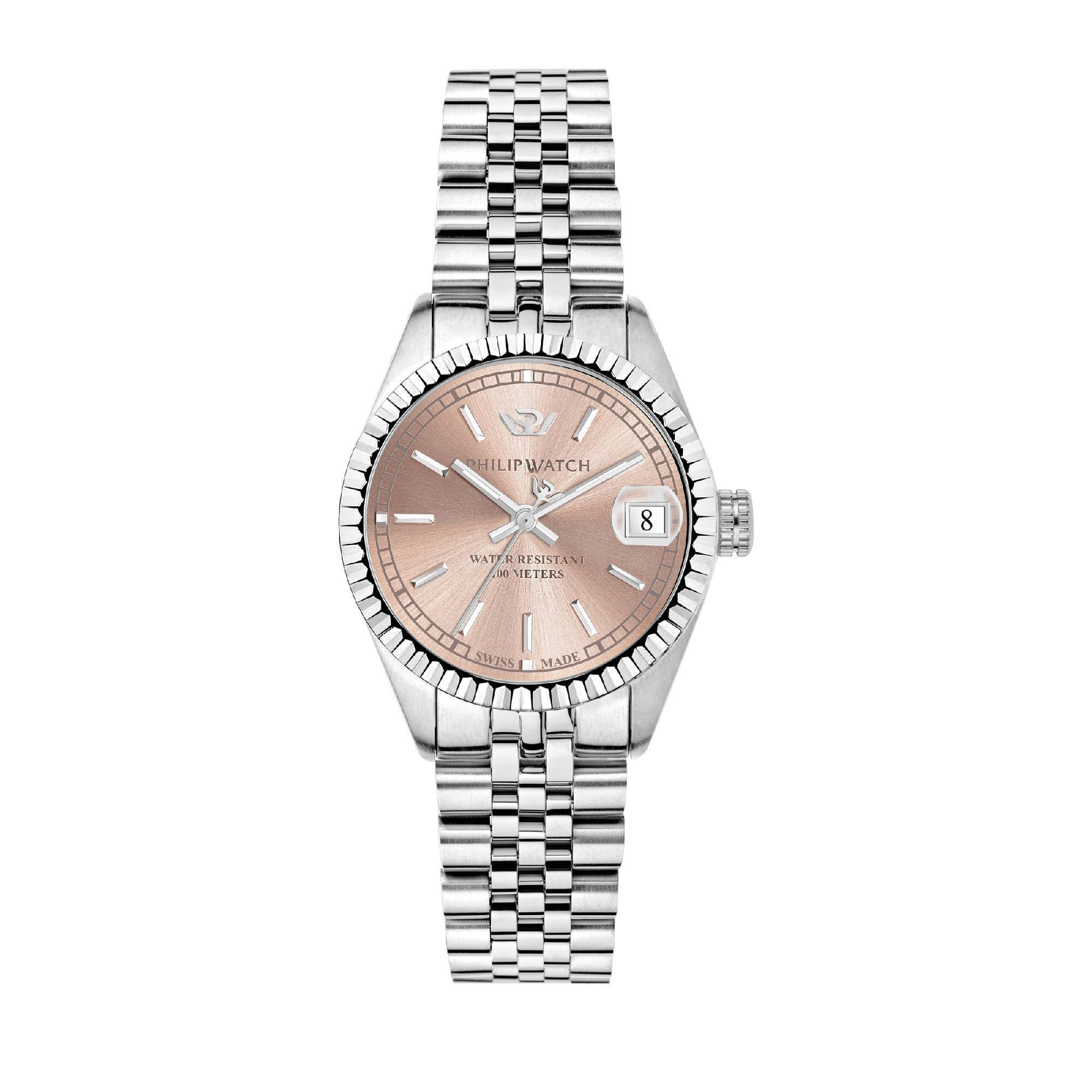Philip Watch Caribe Orologio Donna, Tempo e data, Analogico, 31mm