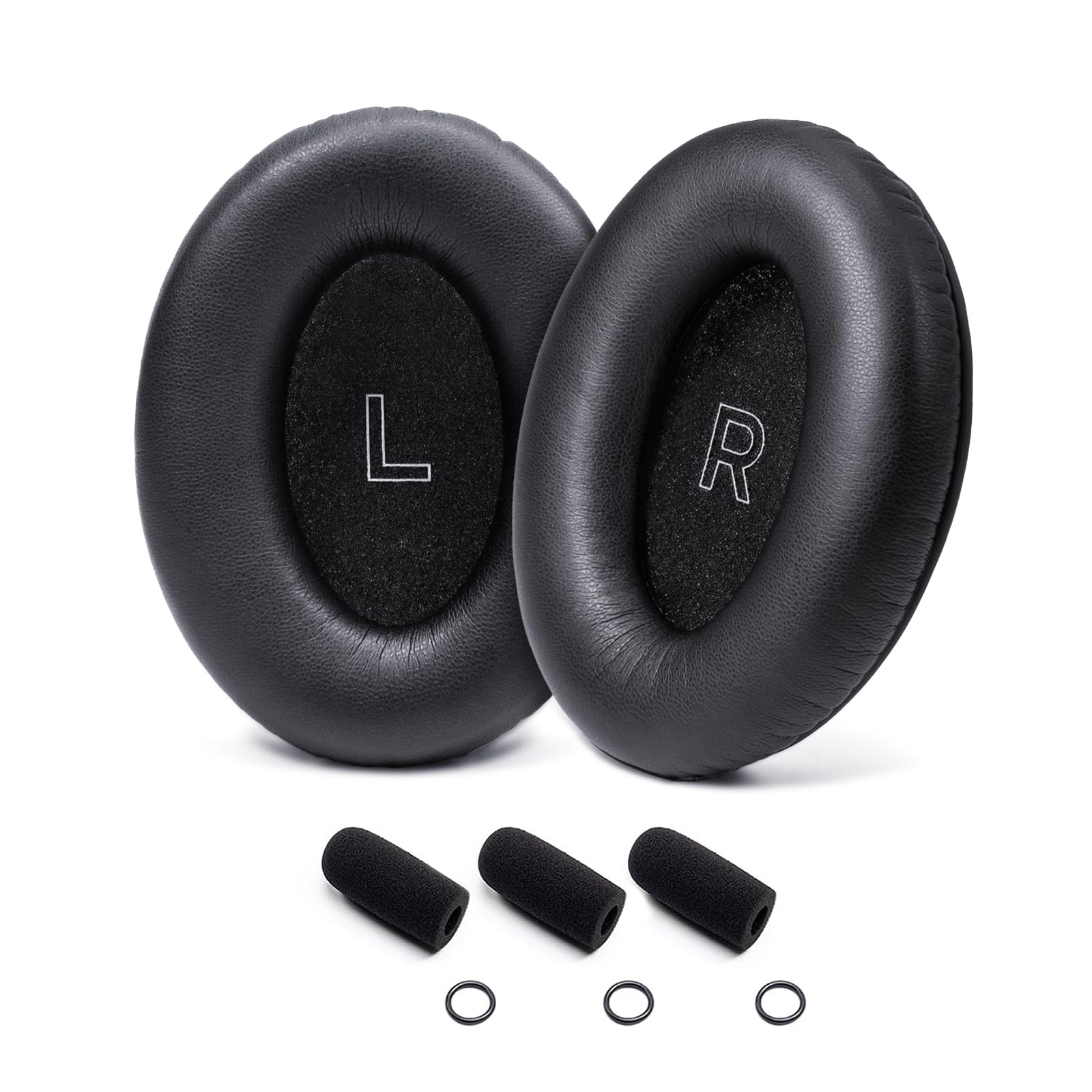Voarmaks A30 Replacement Ear Pads Cushion- Compatible with Bose A30 Aviation Headset Includes Inner Ear Cup Foam Filter Inserts,3 Mic Cover Muff,