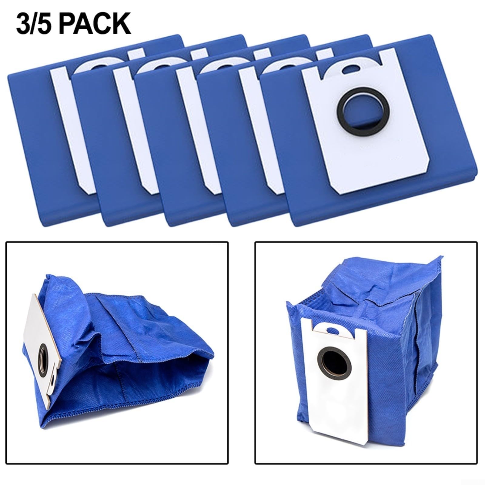 BObsweep - Bolsas de polvo para robot aspirador Ultra-Vision, bolsas de polvo de gran capacidad de 4,6 L, bolsas de polvo desechables de repuesto (paquete de 10)
