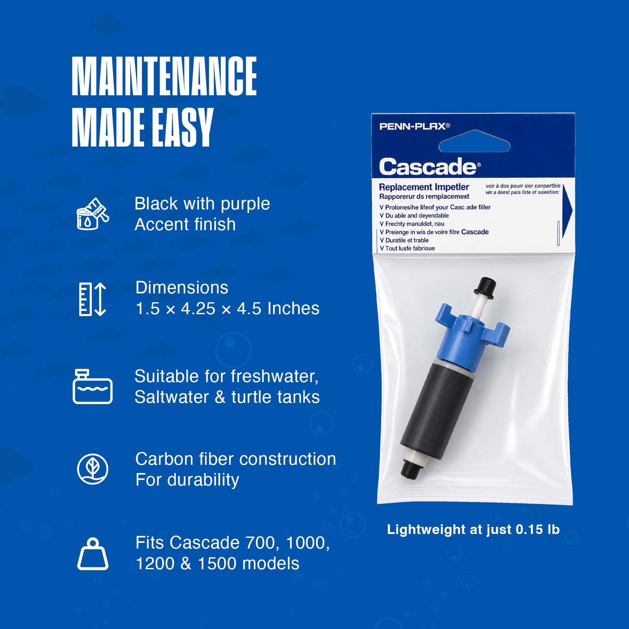 Penn-Plax Ccf316 Cascade Filtre supplémentaire