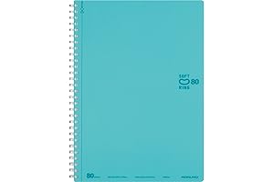 Soft Ring Notebook with 6mm Ruled and Dotted Lines; 36 Lines per...