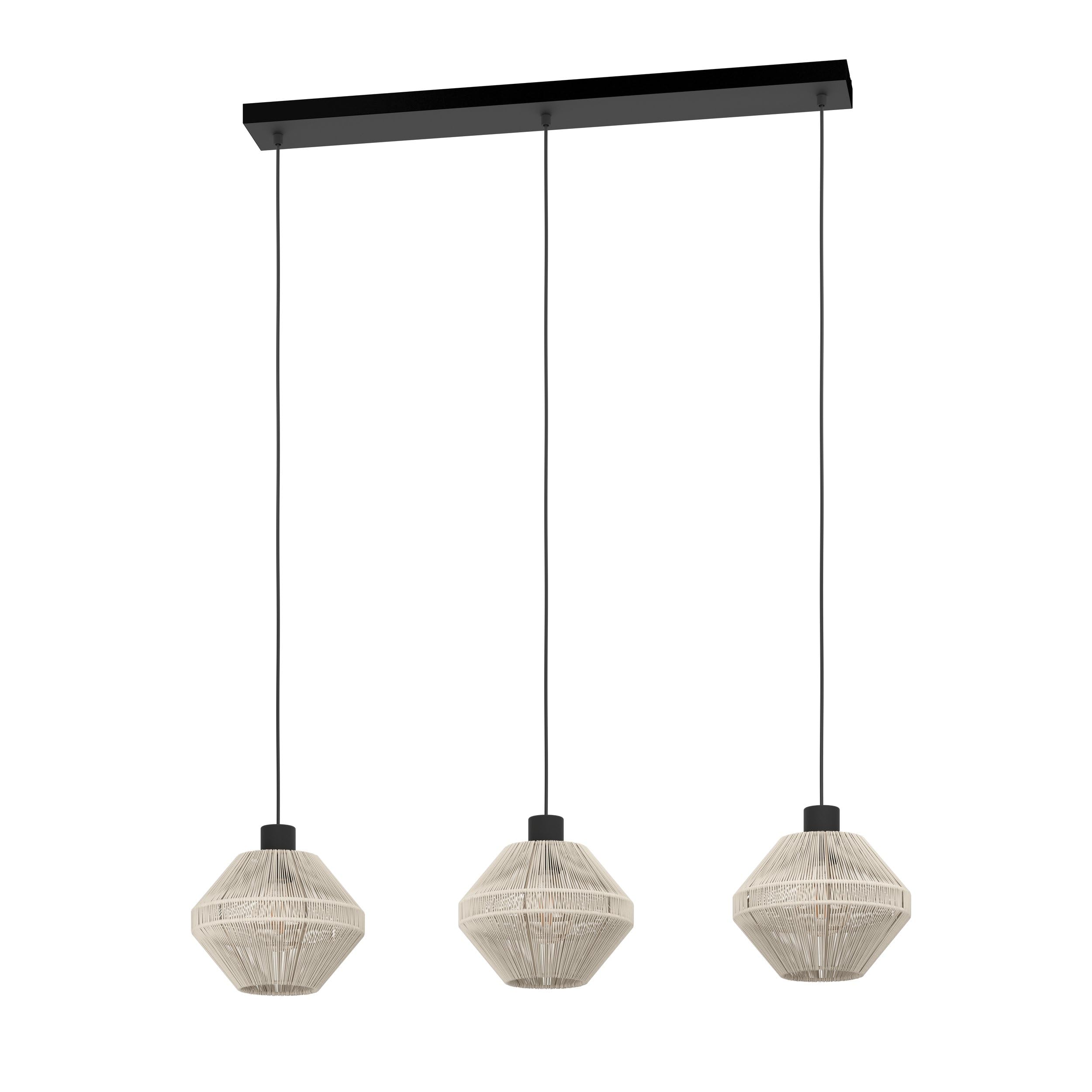 EGLO Midsumer Timeless Fabric Three Light Pendant RRP £147