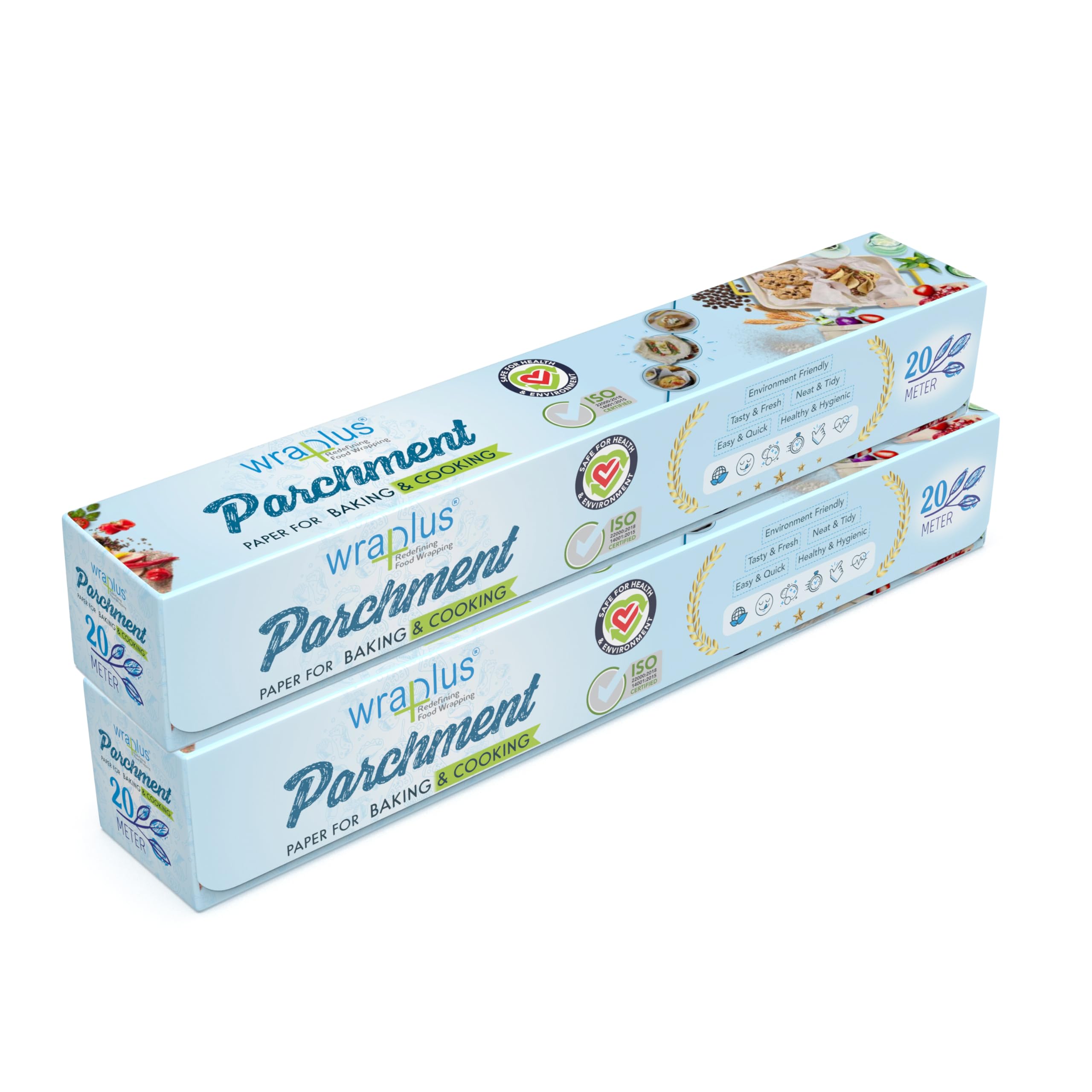 Wraplus White Parchment Paper for Cooking and Baking I Cooking Paper I Ecobake Baking and Cooking Paper I Parchment Paper I Parchment Paper for Baking Cake I Oil Soaking Paper I 20M I Pack of 2 (B089NY3CFF) Amazon Price History, Amazon Price Tracker