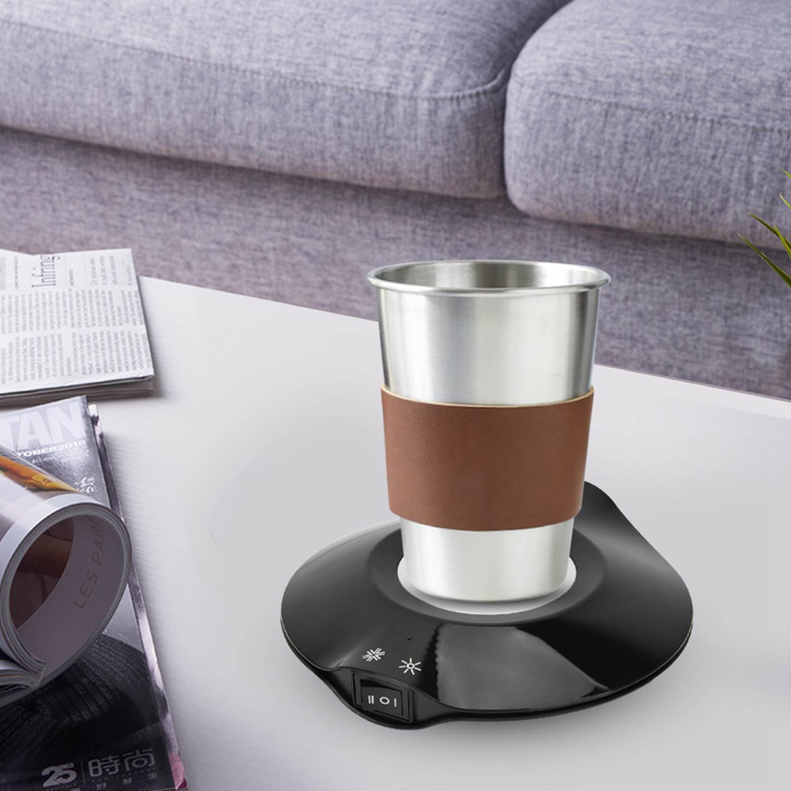 Generic Gadgets pour Hommes, Tasse de Masse en Masse à Tasse avec 2 Réglages de Température de Boisse Chaude Plus Chaude pour Le café à la Maison de café (Black)