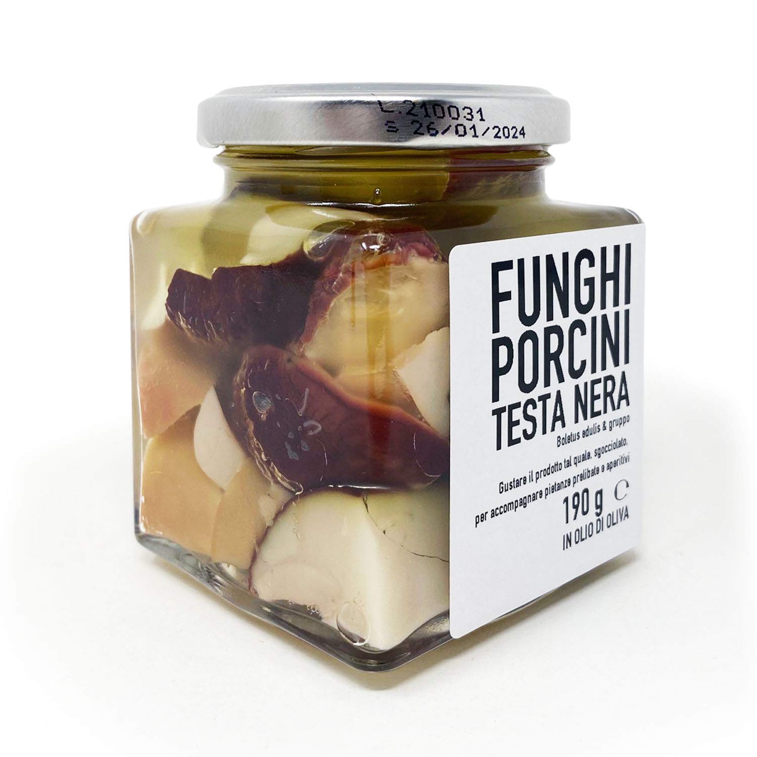Setas conservadas de Boletus edulis PINICOLA en aceite de oliva 190g x 3