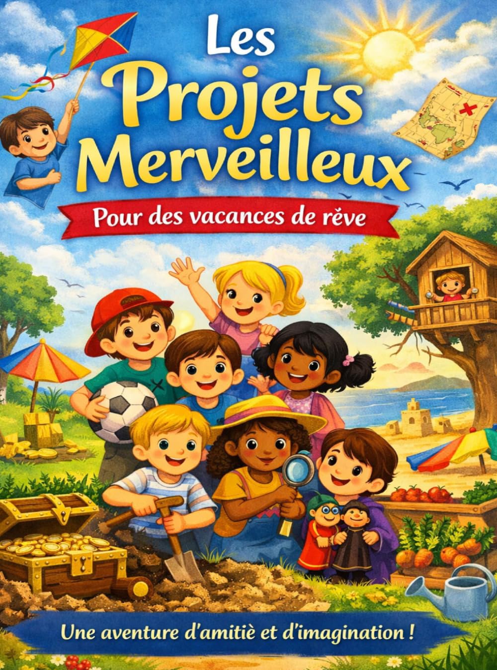 Des projets merveilleux pour des vacances de rêve: livre pour enfants de 3 à 7 ans