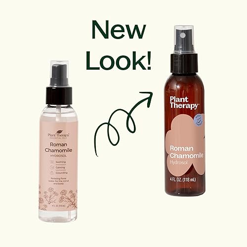 Miniatura 6 de Plant Theraphy Hydrosol orgánico de manzanilla (Agua de flores, hidrolatos, destilados) bi-producto de aceites esenciales orgánicos, 4 onza