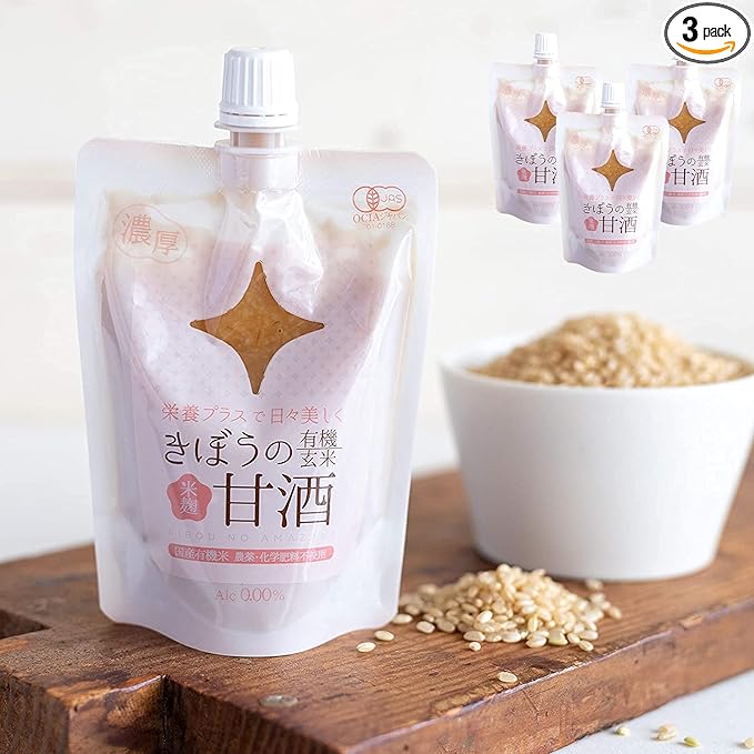 Amazon 甘酒 米麹 有機 玄米 150g 3個 甘酒 米麹 砂糖不使用 ノンアルコール Jas認証 無添加 甘さ控えめ 人気 豆乳 濃縮 糀から 小分け 酒本舗はな 食品 飲料 お酒 通販 Amazon 甘酒 米麹 有機 玄米 150g 3個 甘酒 米麹 砂糖不使用 ノンアルコール Jas認証 無添加 甘さ控えめ 人気 豆乳 濃縮 糀から 小分け 酒本舗はな 食品 飲料 お酒 通販