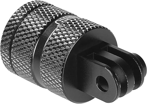 Miniatura 2 de HSU Adaptador de montaje de cámara y zapata fría de 1/4 de pulgada de 1/4 pulgadas, adaptador de montaje de trípode de orificio de tornillo 1/4-20